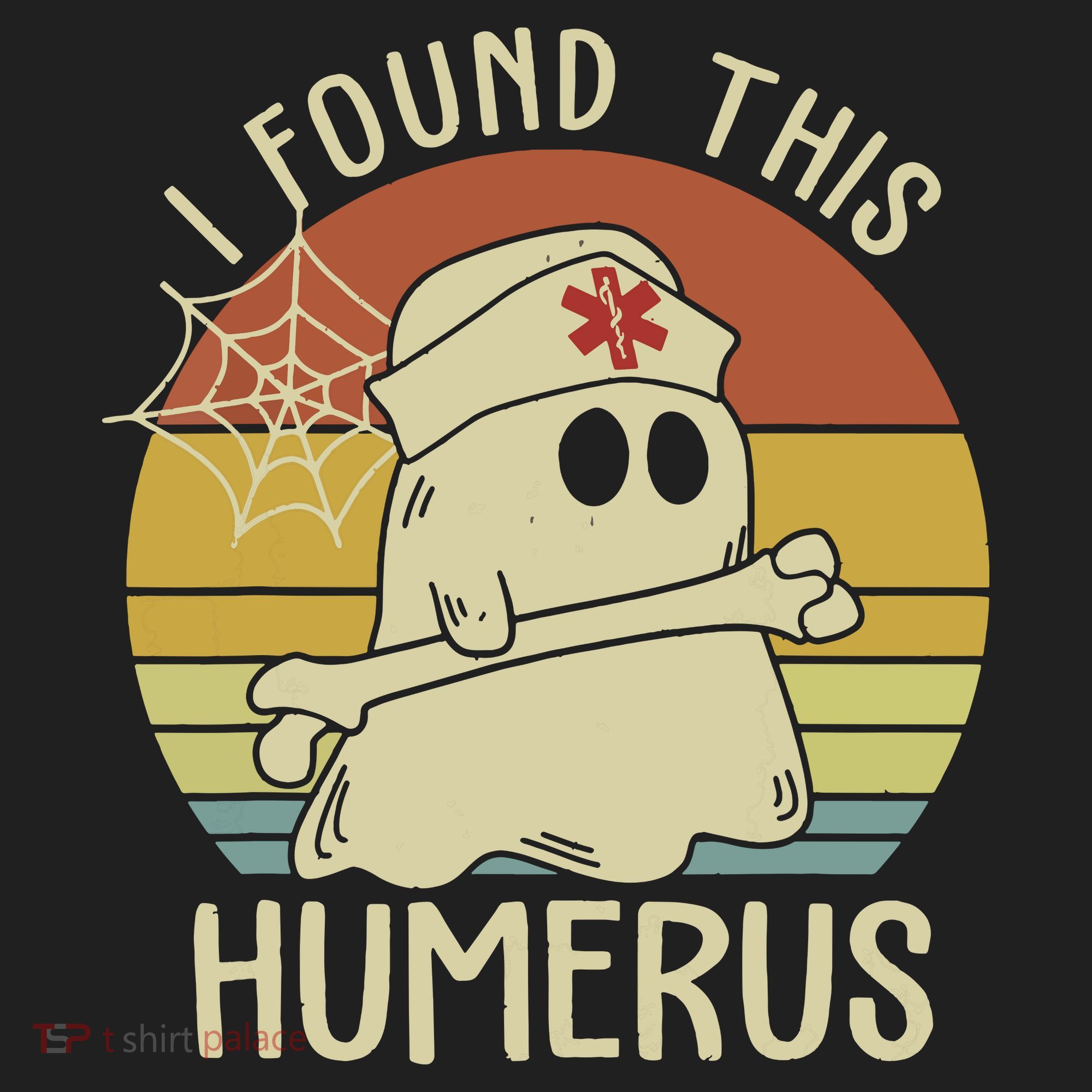 I Found This Humerus Halloween Nurse Nursing Ghost Humorous Beanie