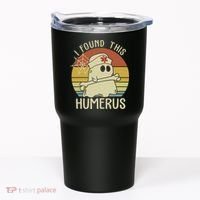 I Found This Humerus Halloween Nurse Nursing Ghost Humorous Tumbler thumb 0