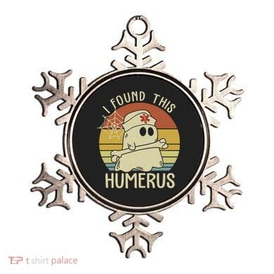 I Found This Humerus Halloween Nurse Nursing Ghost Humorous Ornament