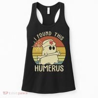 I Found This Humerus Halloween Nurse Nursing Ghost Humorous Women's Tank Top thumb 0