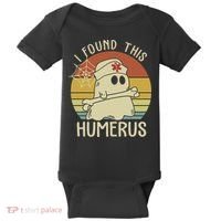 I Found This Humerus Halloween Nurse Nursing Ghost Humorous Baby Bodysuit thumb 0