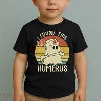 I Found This Humerus Halloween Nurse Nursing Ghost Humorous Toddler T-Shirt thumb 2