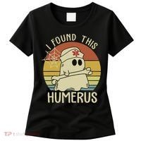 I Found This Humerus Halloween Nurse Nursing Ghost Humorous Women's T-Shirt thumb 0