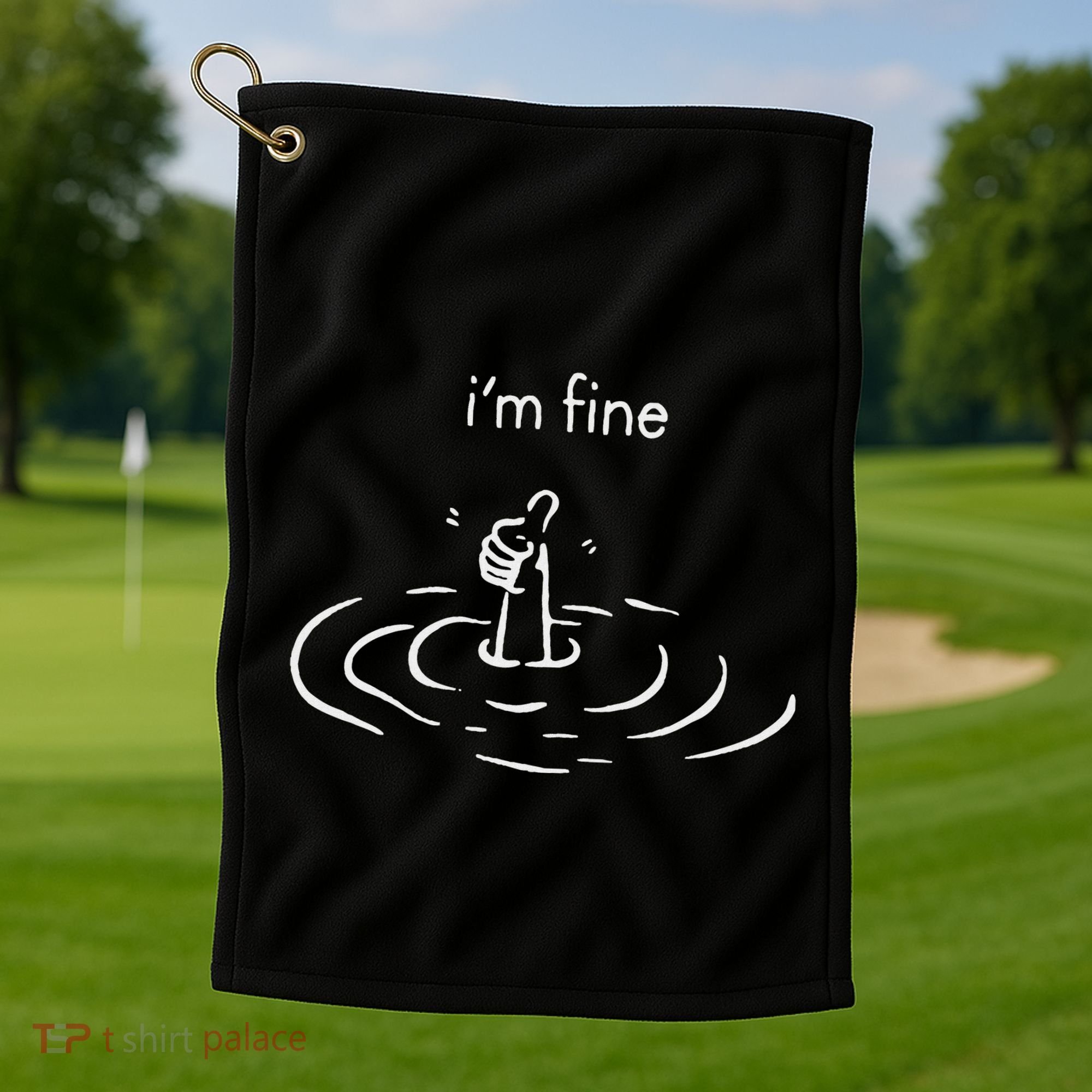 IM Fine Thumbs Up Golf Towel
