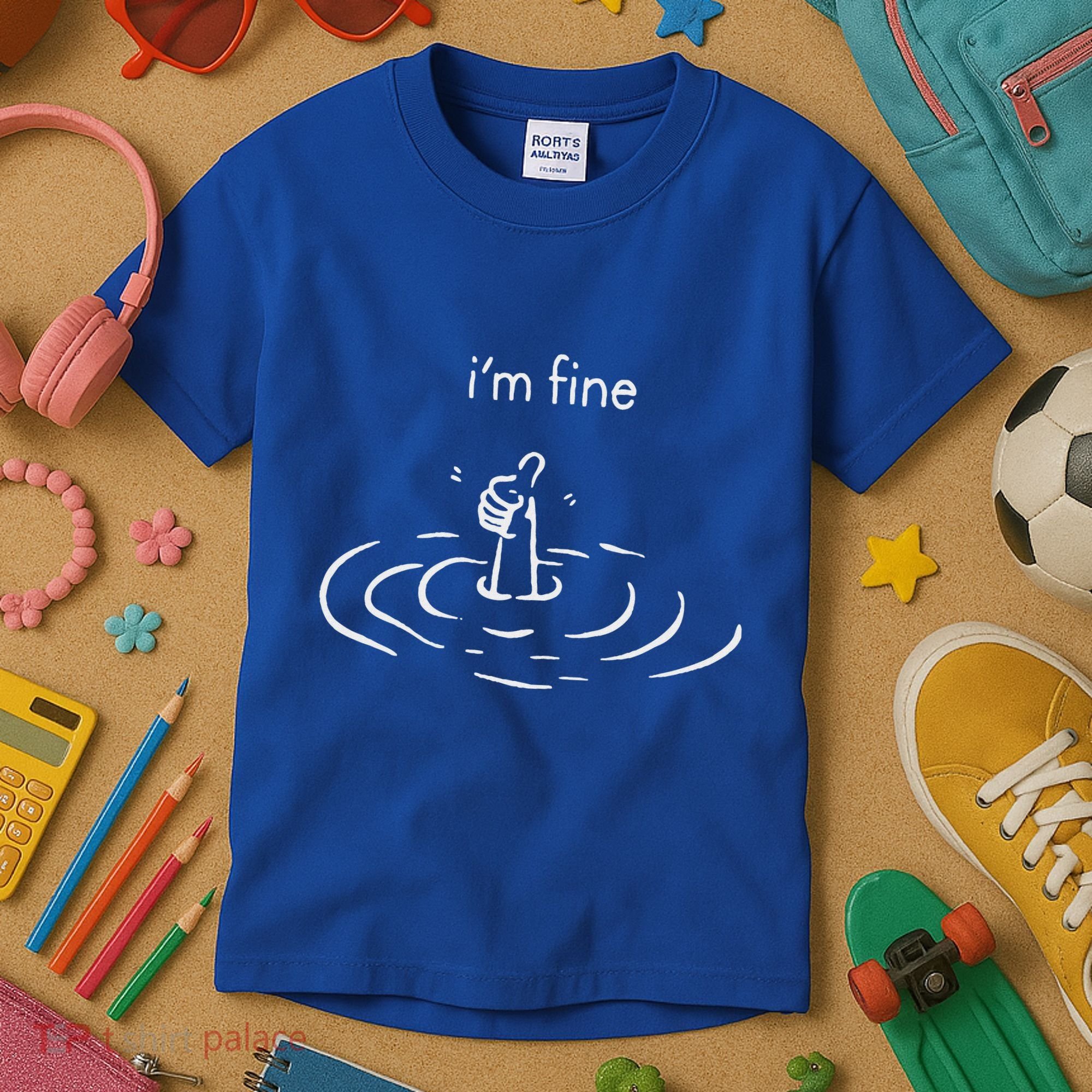 IM Fine Thumbs Up Kids T-Shirt