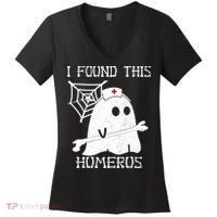I Found This Humerus Women's V-Neck T-Shirt thumb 0