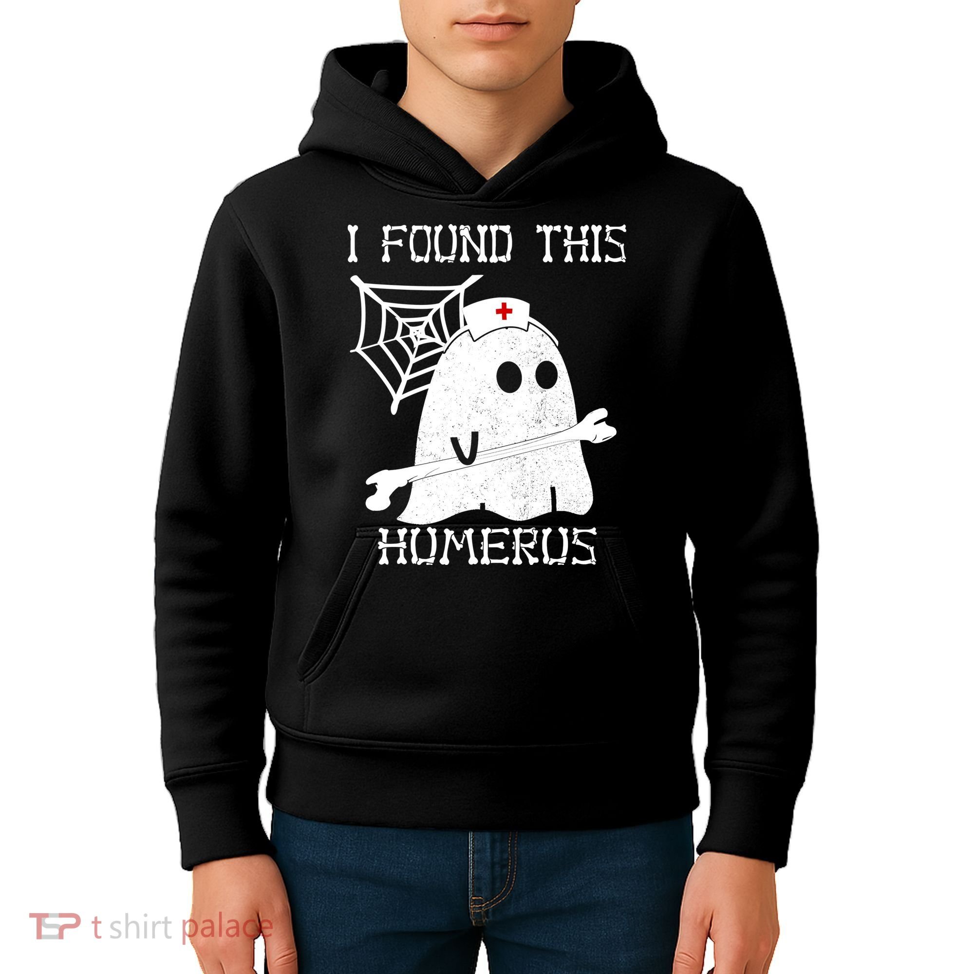I Found This Humerus Kids Hoodie