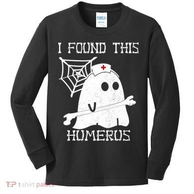 I Found This Humerus Kids Long Sleeve Shirt