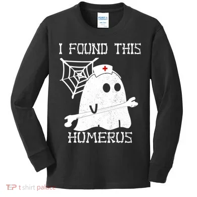 I Found This Humerus Kids Long Sleeve Shirt