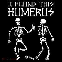 I Found This Humerus Funny Halloween Skeletons Coaster thumb 2