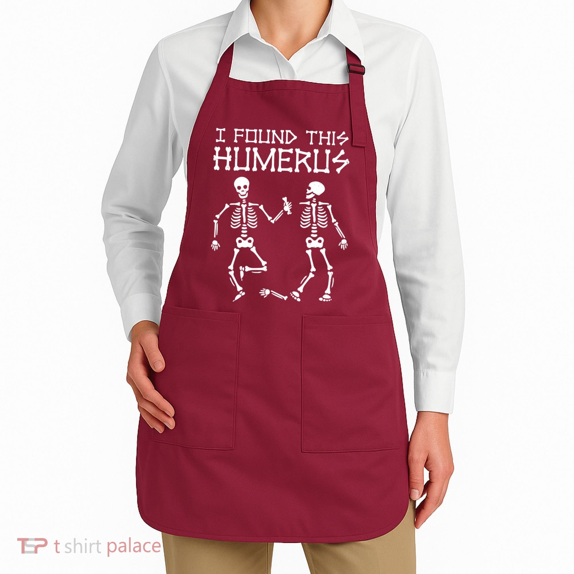 I Found This Humerus Funny Halloween Skeletons Apron