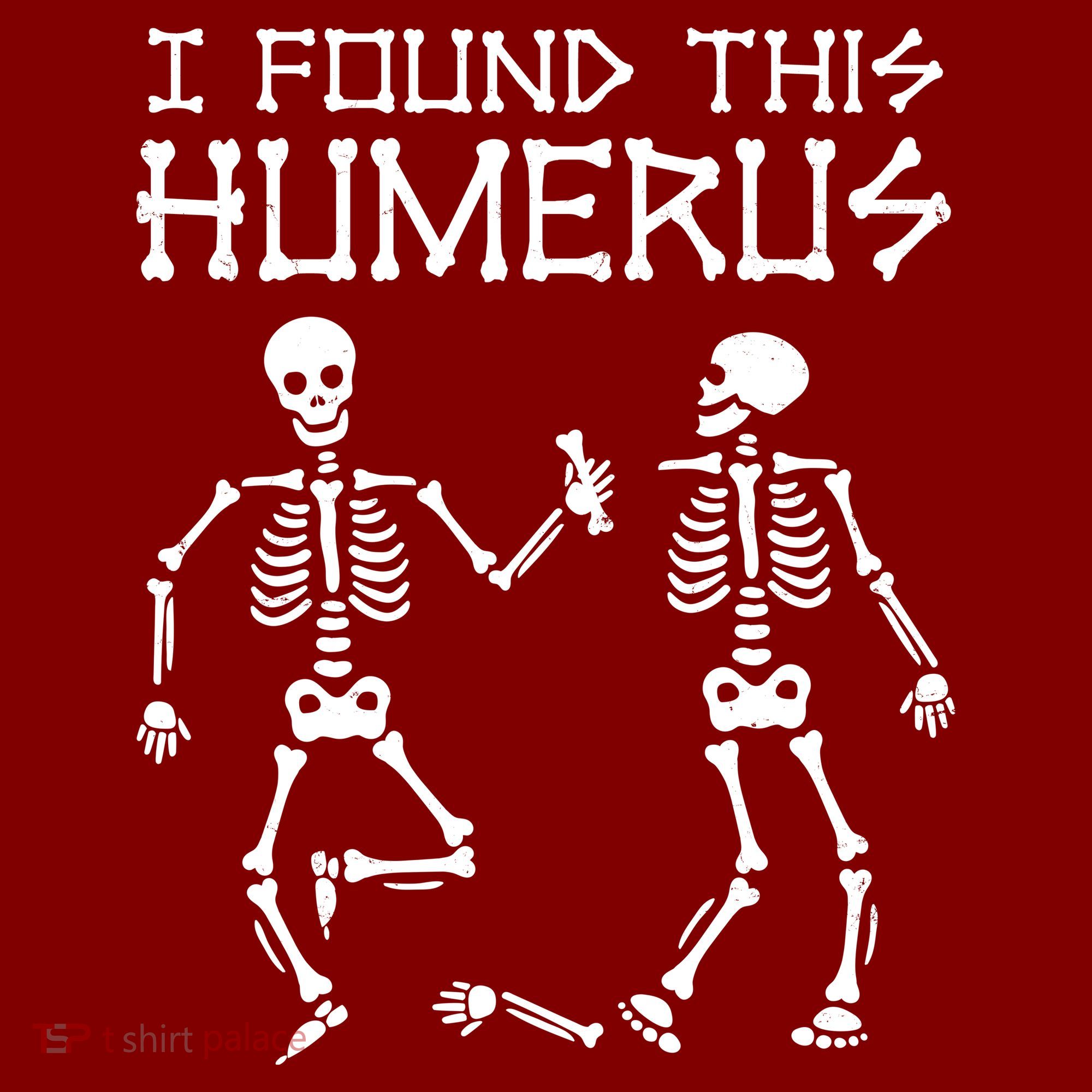 I Found This Humerus Funny Halloween Skeletons Toddler T-Shirt