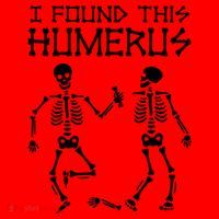 I Found This Humerus Funny Halloween Skeletons Santa Hat thumb 1