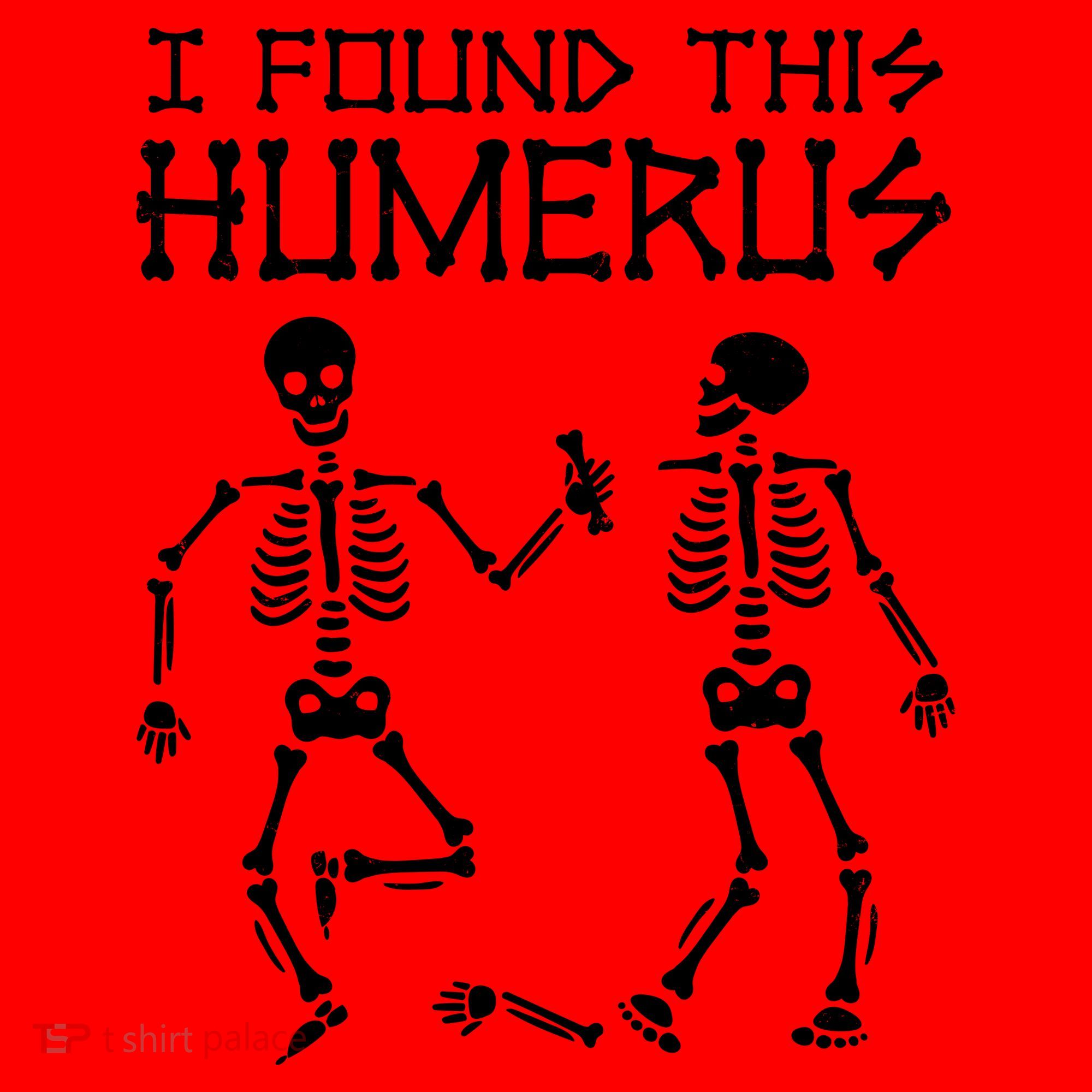I Found This Humerus Funny Halloween Skeletons Santa Hat