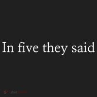 In Five They Said Women's Sweatshirt thumb 2