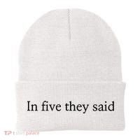 In Five They Said Beanie thumb 0