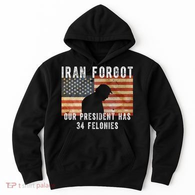 Iran Forgot Trump Has 34 Felonies Hoodie