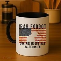 Iran Forgot Trump Has 34 Felonies Coffee Mug thumb 4