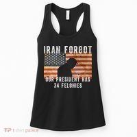 Iran Forgot Trump Has 34 Felonies Women's Tank Top thumb 0
