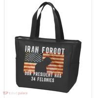 Iran Forgot Trump Has 34 Felonies Tote Bag thumb 3