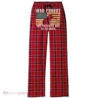 Iran Forgot Trump Has 34 Felonies Women's Flannel Plaid Pajama Pants thumb 0