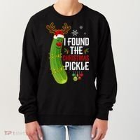 I Found The Christmas Pickle Gift Women's Sweatshirt thumb 0