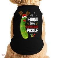 I Found The Christmas Pickle Gift Doggie Tank thumb 0