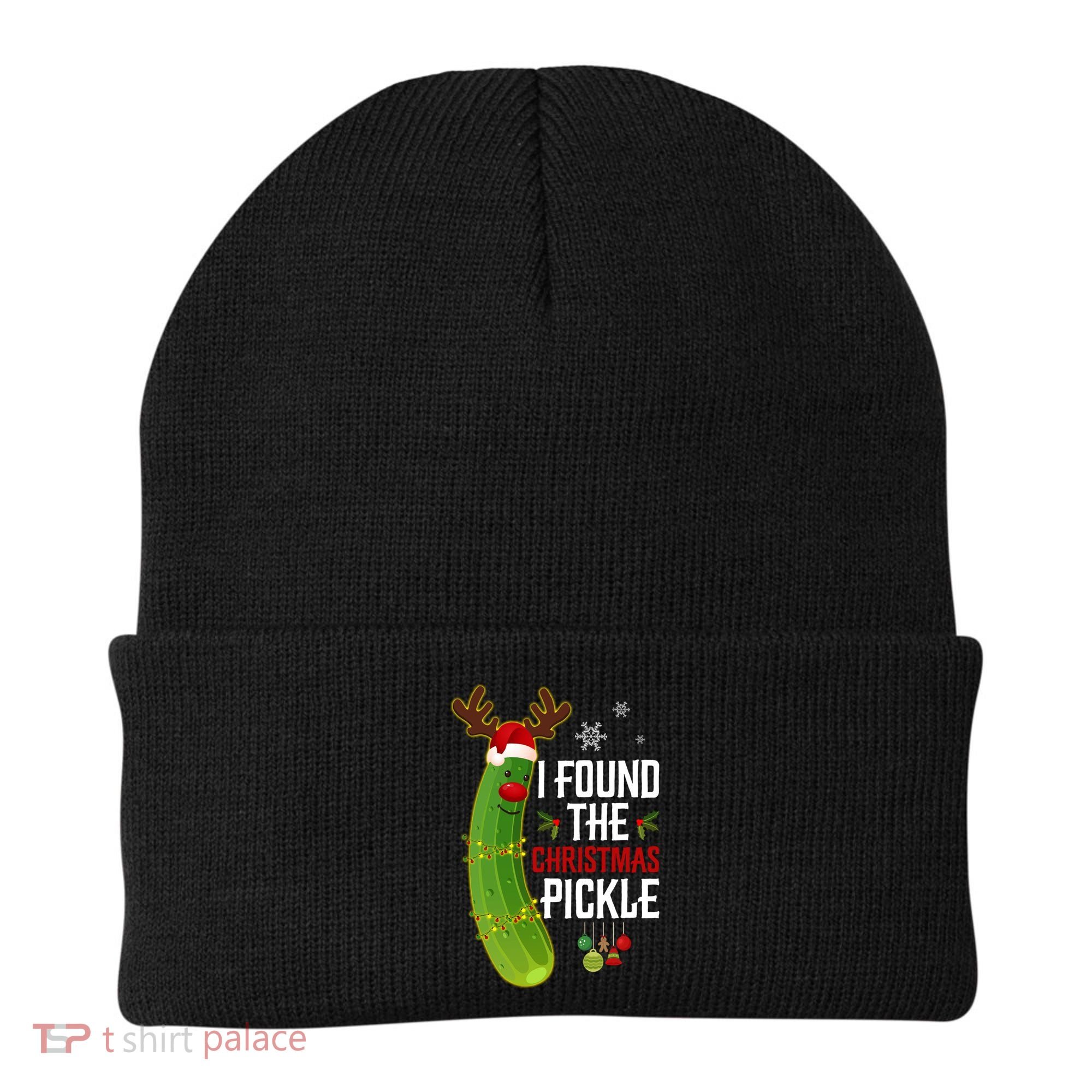 I Found The Christmas Pickle Gift Beanie