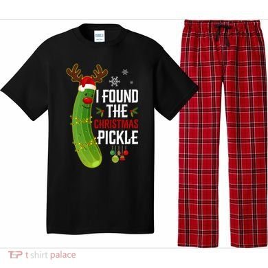 I Found The Christmas Pickle Gift Pajama Set