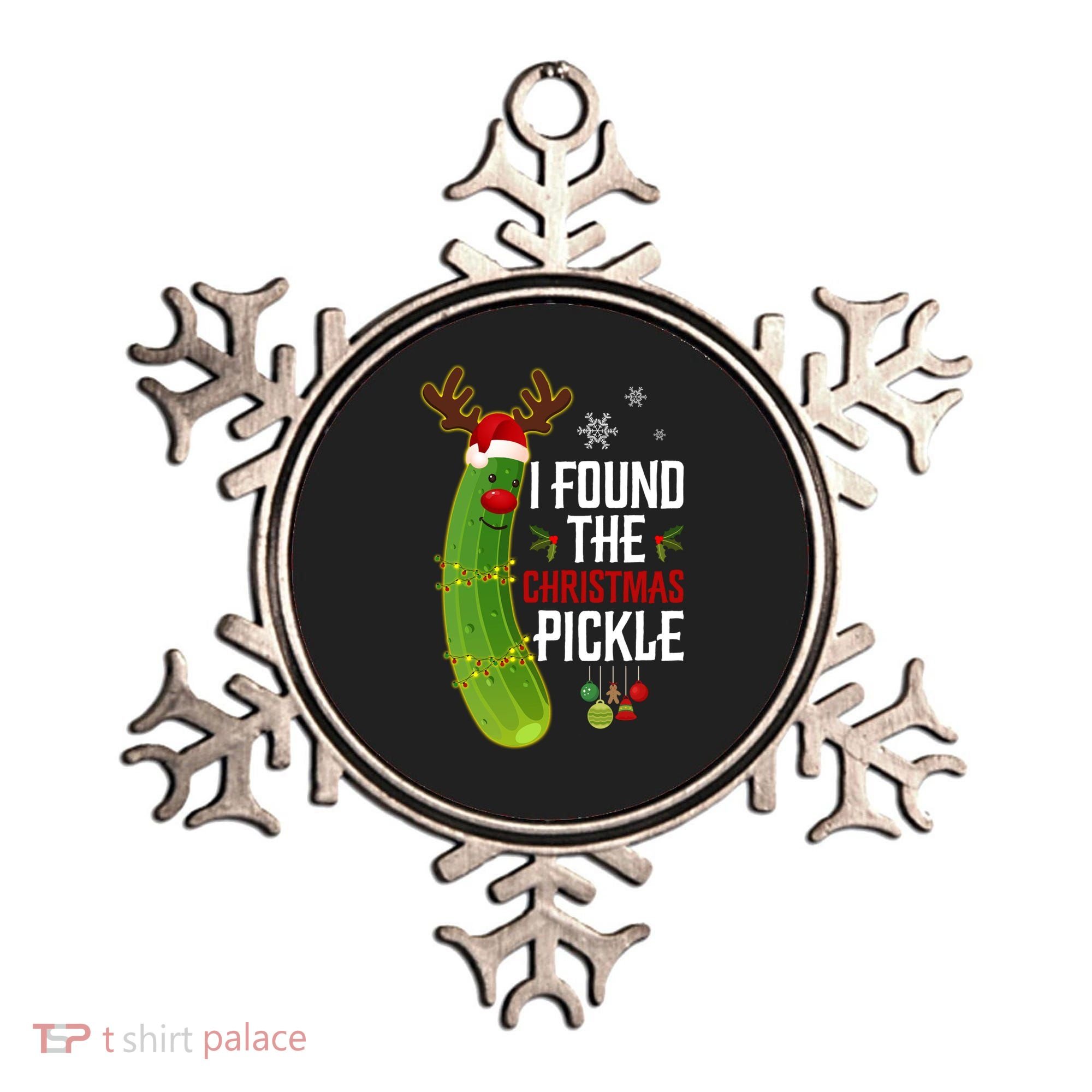 I Found The Christmas Pickle Gift Ornament
