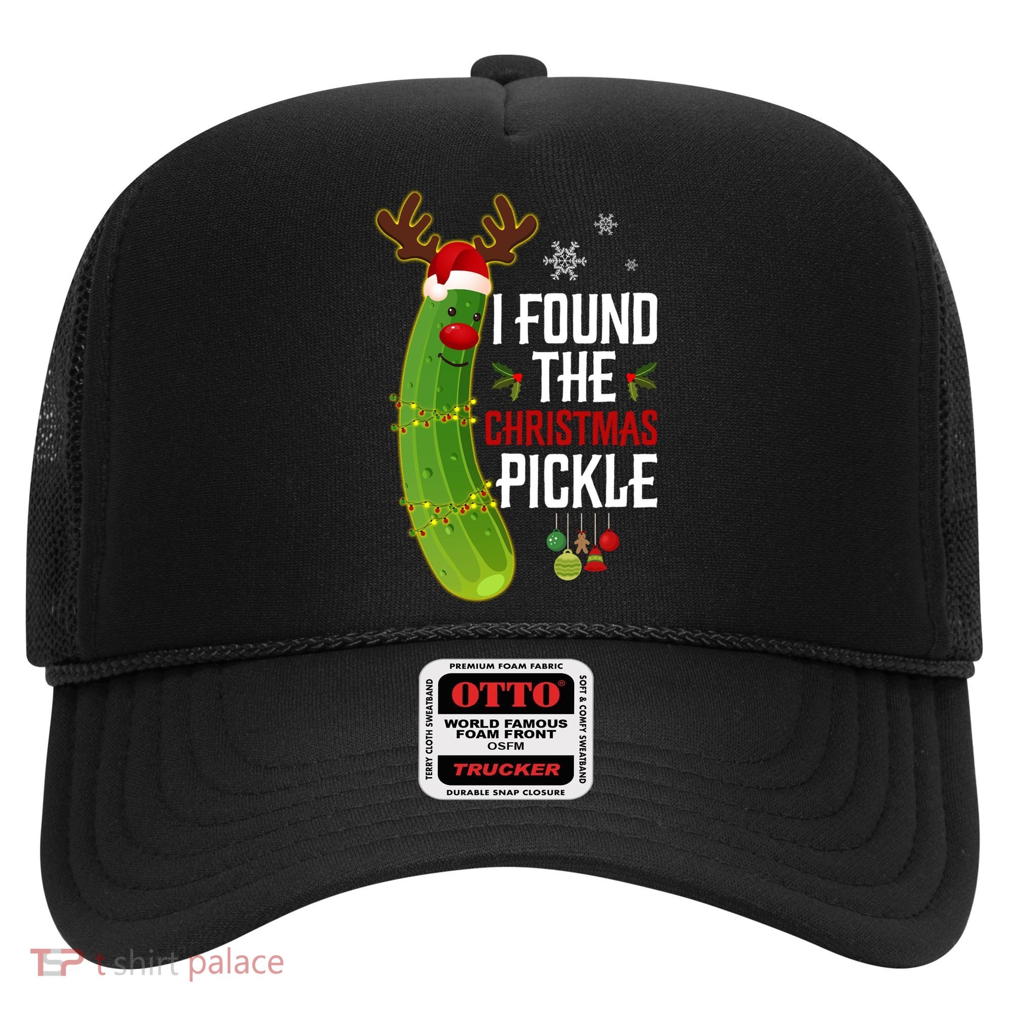 I Found The Christmas Pickle Gift Hat