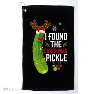 I Found The Christmas Pickle Gift Golf Towel