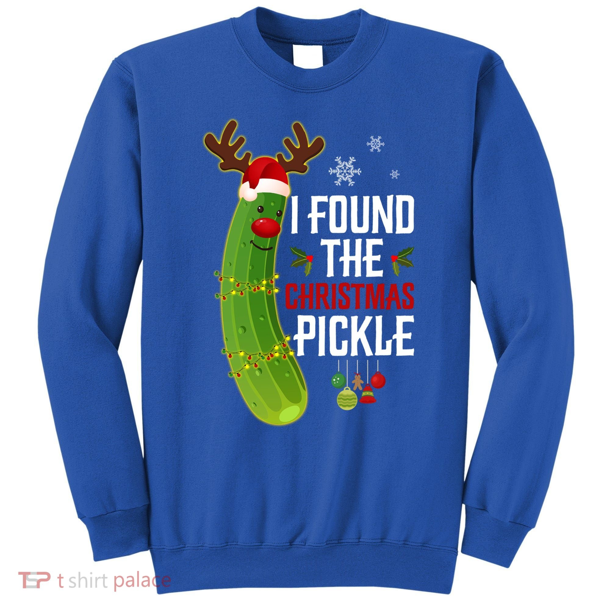 I Found The Christmas Pickle Gift Sweatshirt
