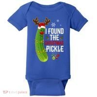 I Found The Christmas Pickle Gift Baby Bodysuit thumb 0