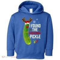 I Found The Christmas Pickle Gift Toddler Hoodie thumb 0