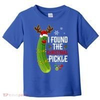 I Found The Christmas Pickle Gift Toddler T-Shirt thumb 0