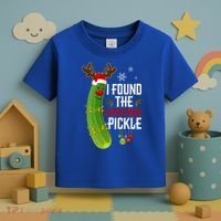 I Found The Christmas Pickle Gift Toddler T-Shirt thumb 3