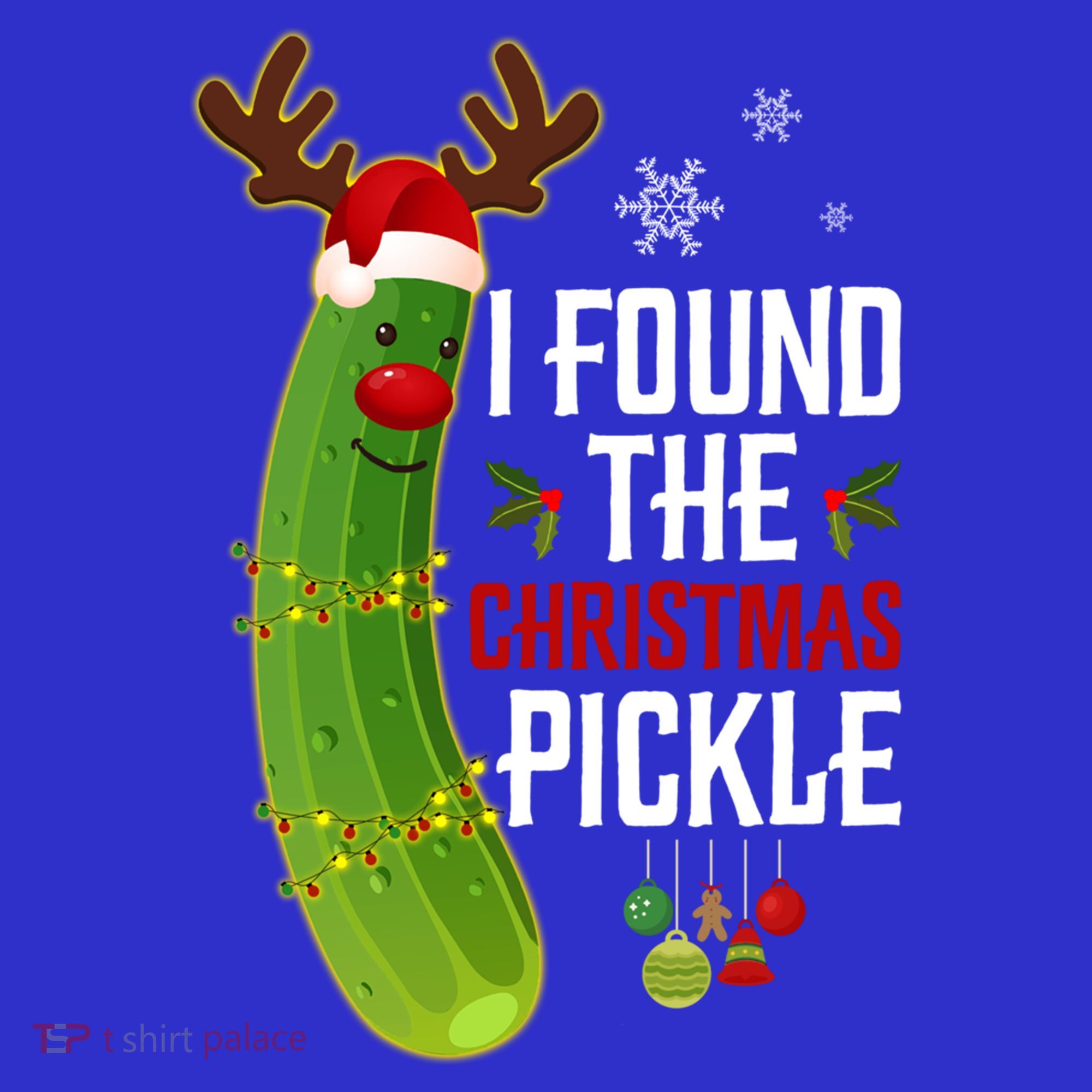 I Found The Christmas Pickle Gift Visor