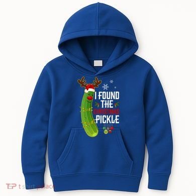 I Found The Christmas Pickle Gift Kids Hoodie