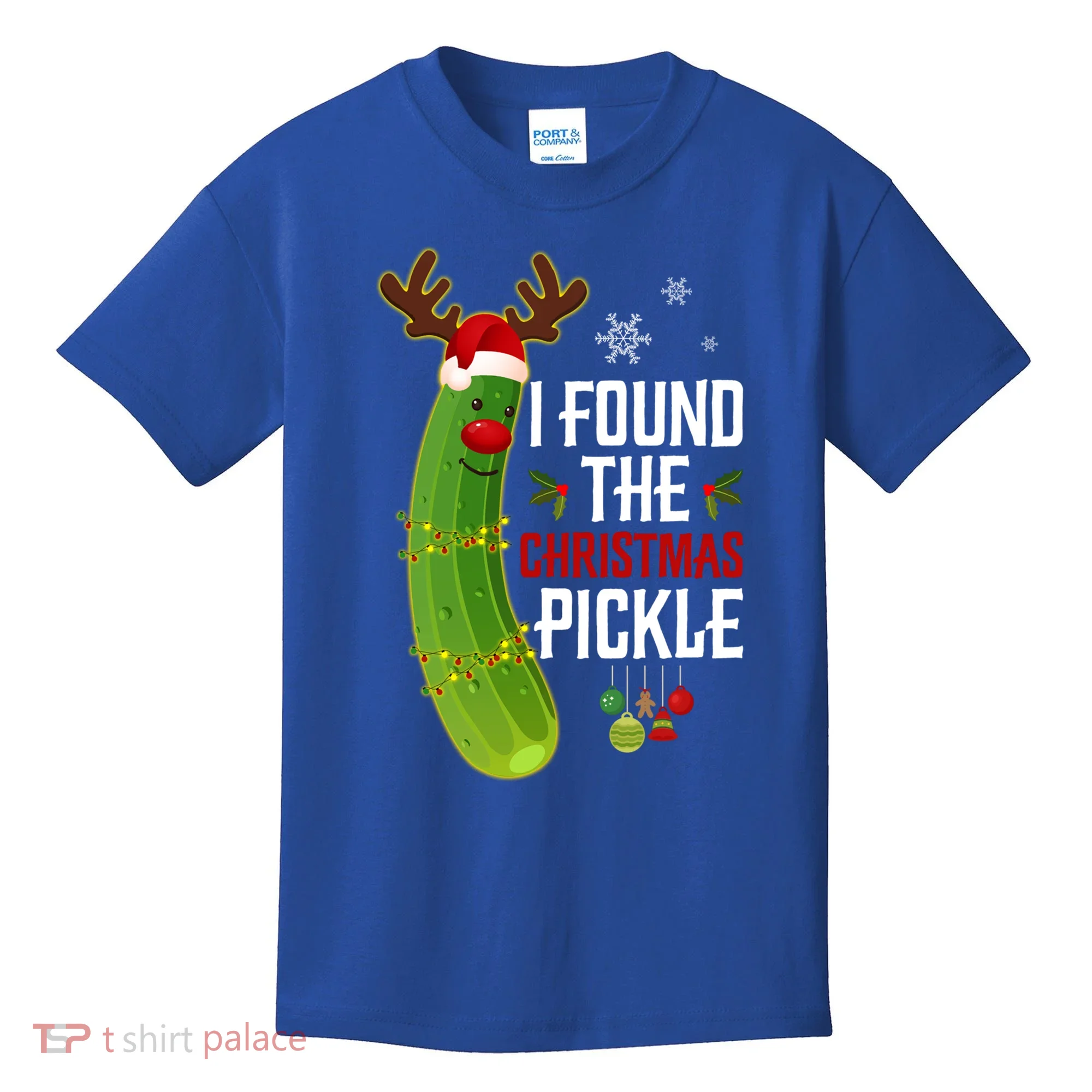 I Found The Christmas Pickle Gift Kids T-Shirt