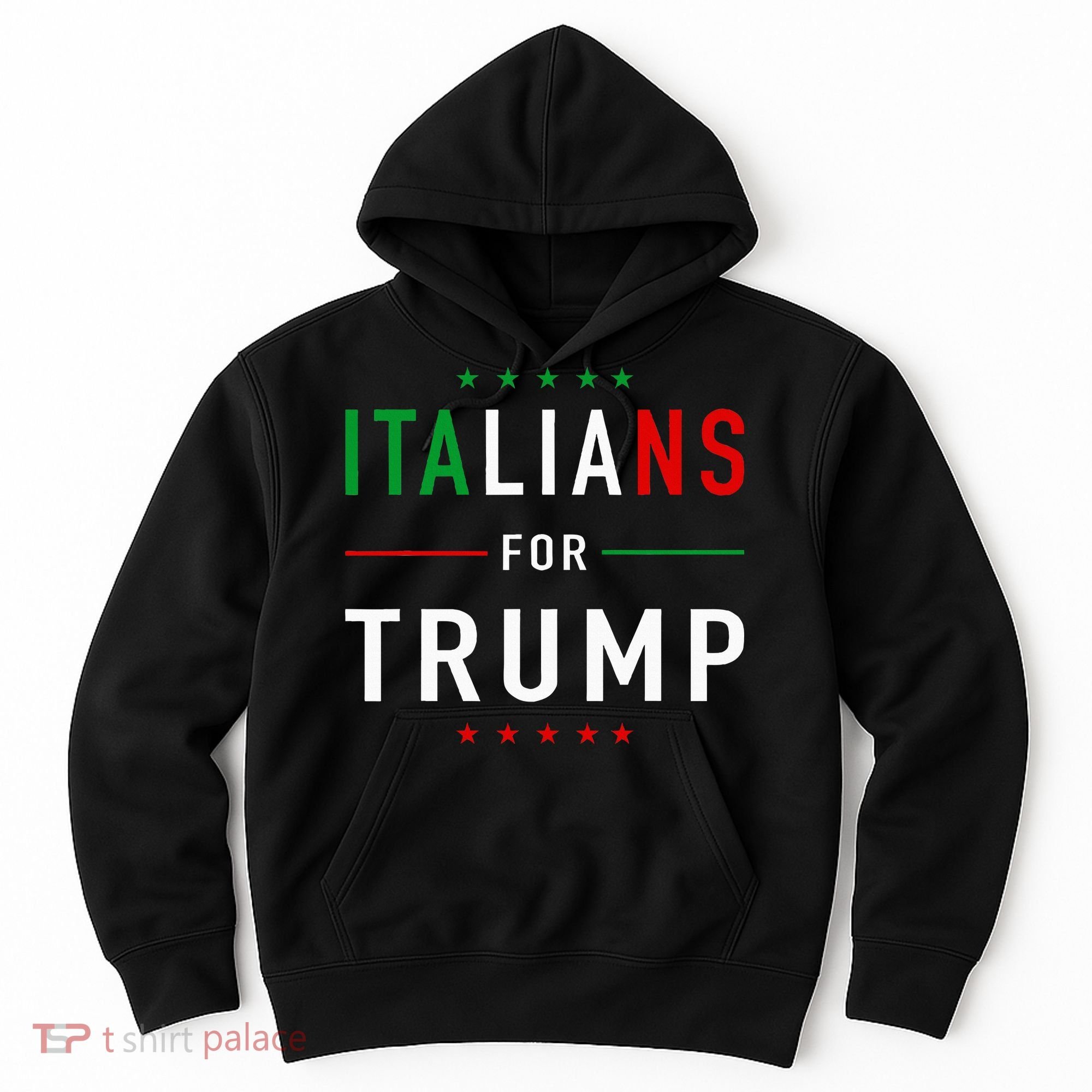 Italians For Trump Pro Trump Italiano Supporter Hoodie