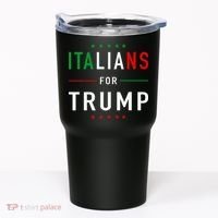 Italians For Trump Pro Trump Italiano Supporter Tumbler thumb 0
