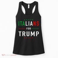 Italians For Trump Pro Trump Italiano Supporter Women's Tank Top thumb 0