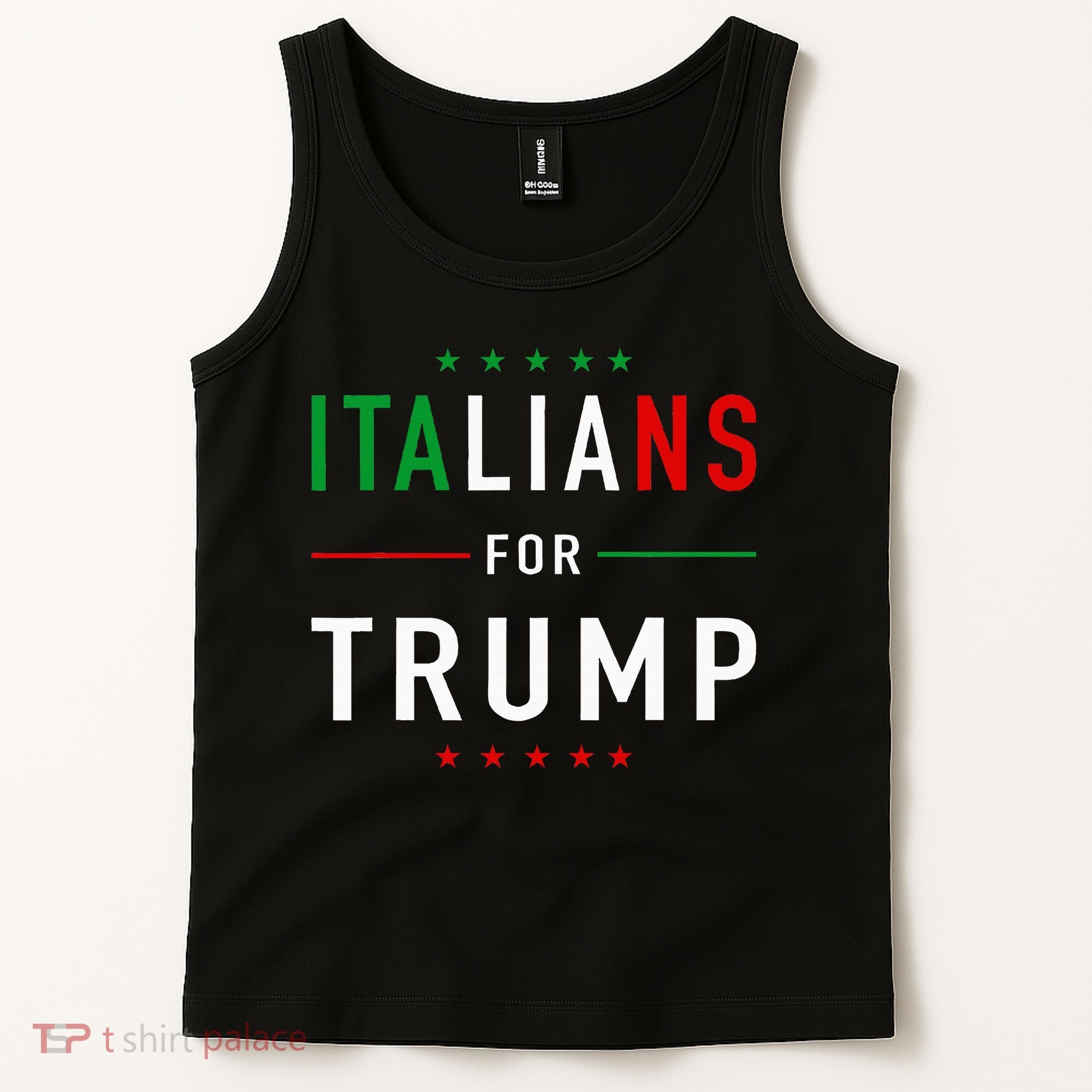 Italians For Trump Pro Trump Italiano Supporter Tank Top