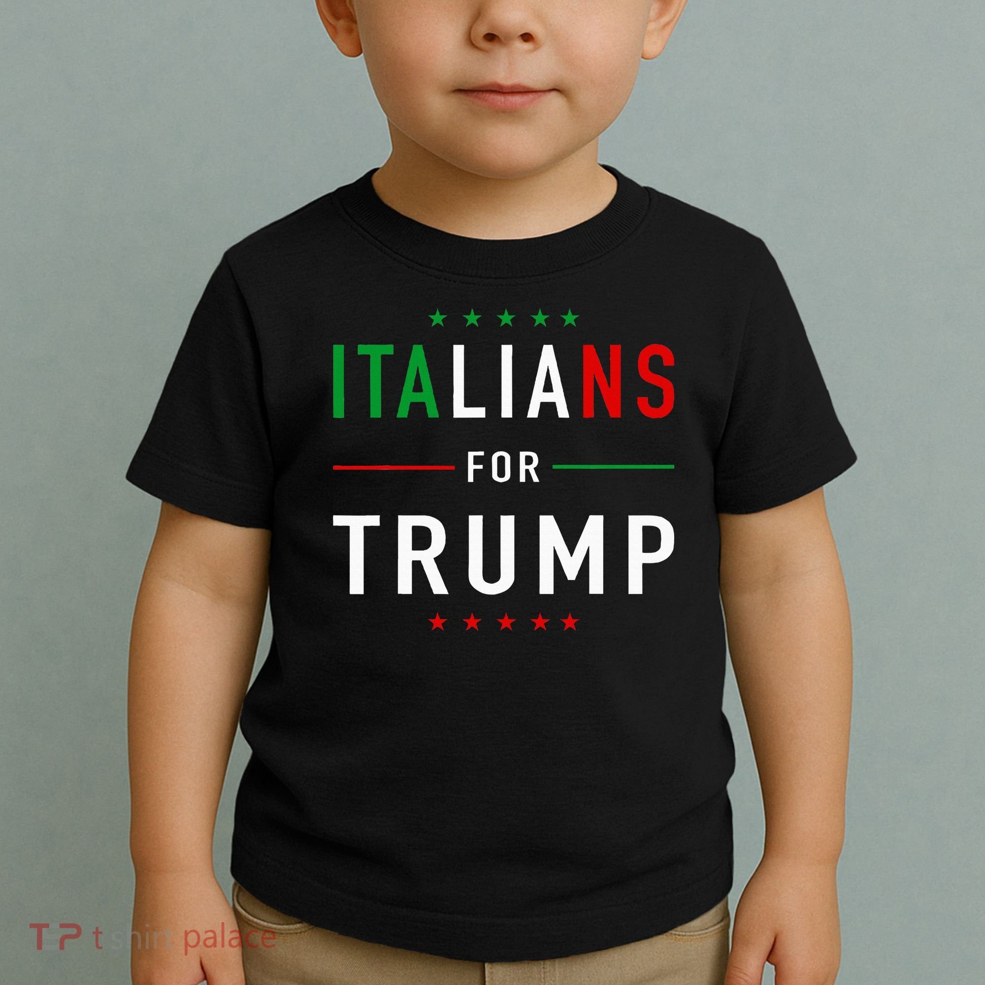 Italians For Trump Pro Trump Italiano Supporter Toddler T-Shirt