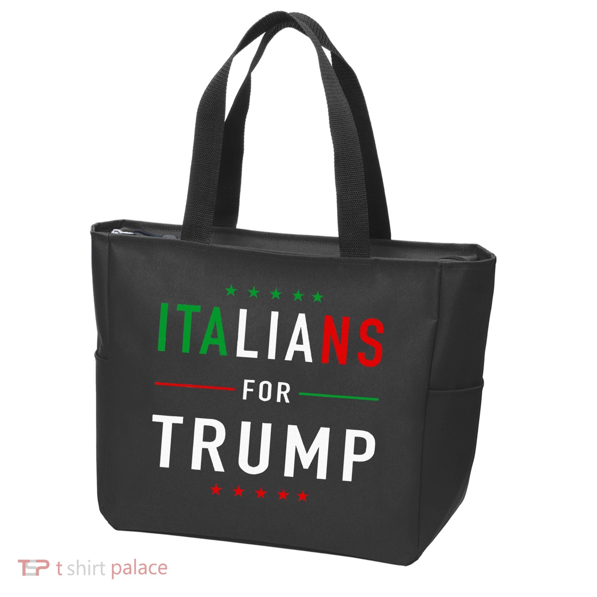 Italians For Trump Pro Trump Italiano Supporter Tote Bag