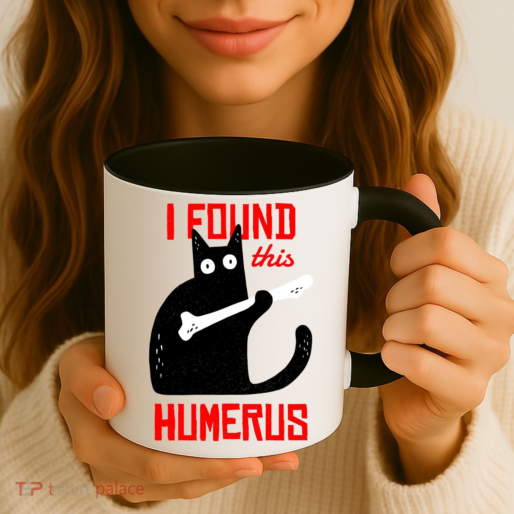I Found This Humerus Funny Cat Anatomy Coffee Mug