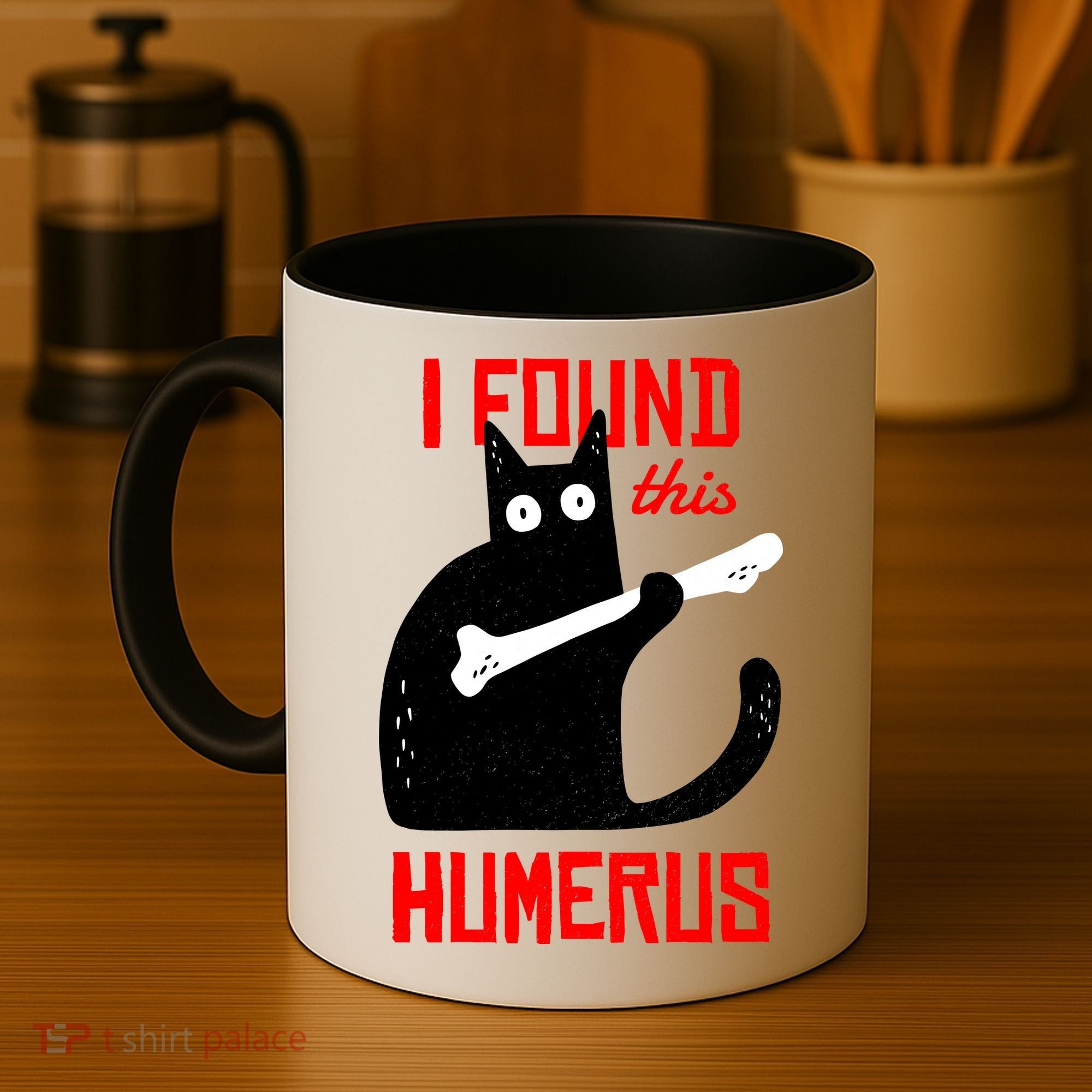 I Found This Humerus Funny Cat Anatomy Coffee Mug
