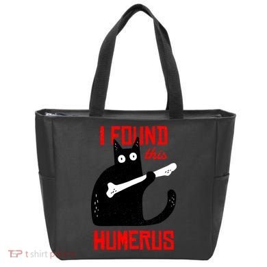 I Found This Humerus Funny Cat Anatomy Tote Bag