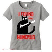 I Found This Humerus Funny Cat Anatomy Women's T-Shirt thumb 0